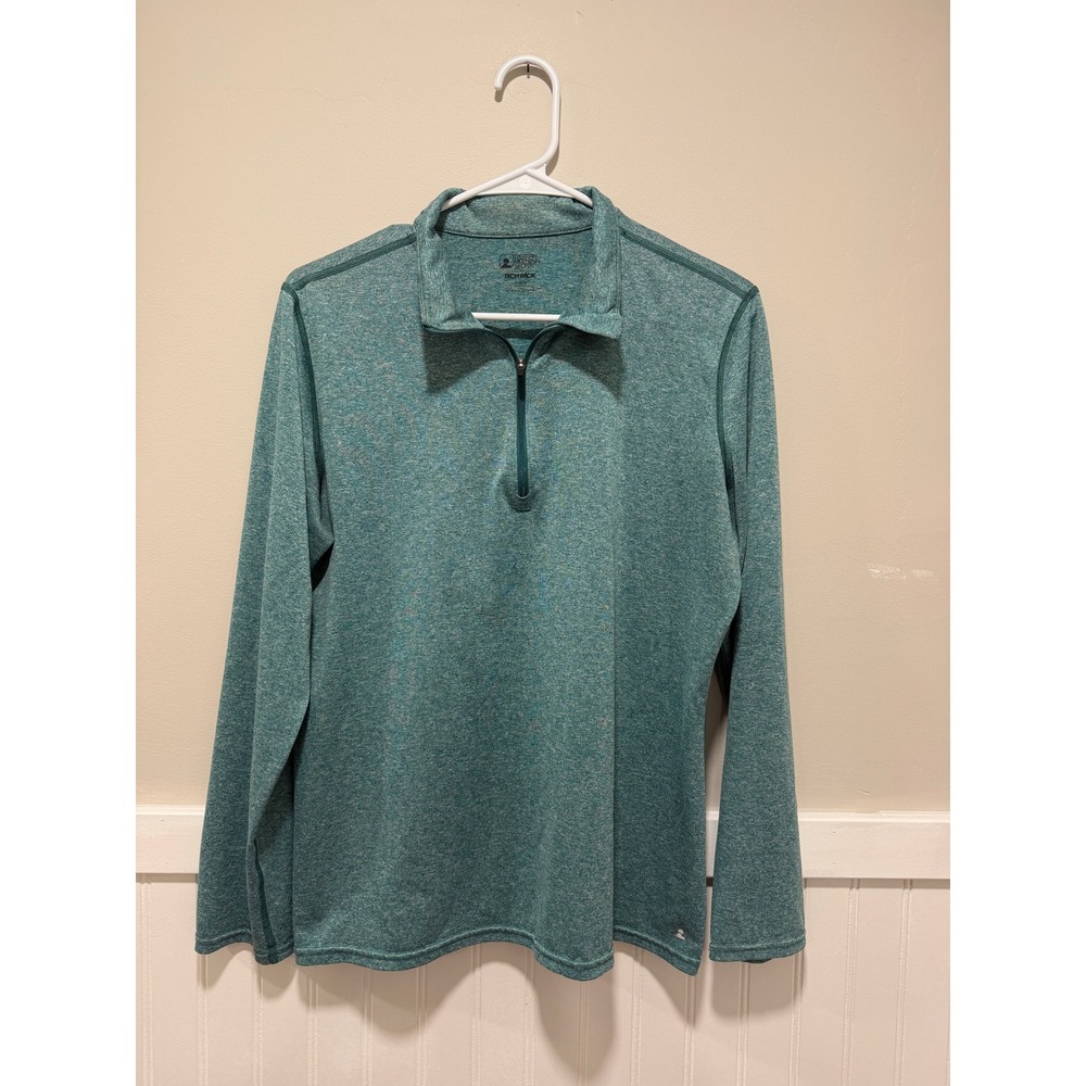 Eastern Mountain Sports Quarter Zip Techwick Top Activewear Women Size XL
